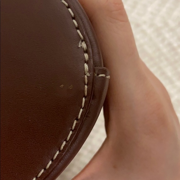 Meli Melo Kitty Argan Brown Leather Cross Body Bag - Picture 7 of 10